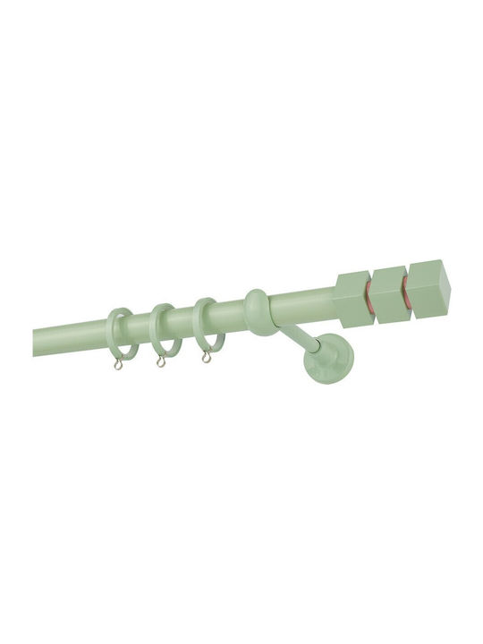 Zogometal Metallic Curtain Pole Double with Rai...