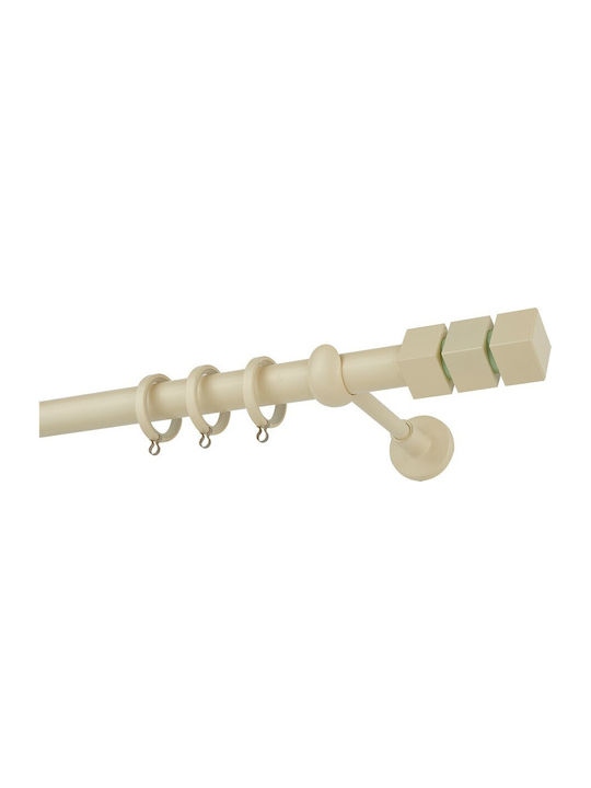 Zogometal Metallic Curtain Pole Double with Rai...