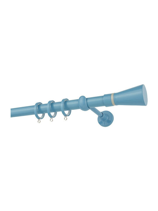 Zogometal Metallic Curtain Pole Double with Rai...