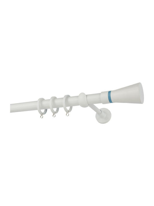 Zogometal Metallic Curtain Pole Double with Rai...