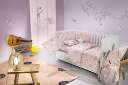 Saint Clair Σετ Κούνιας Lilac 3τμχ