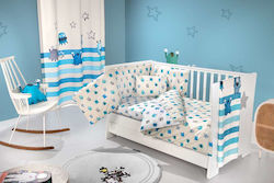 Saint Clair Σετ Κούνιας Blue 3τμχ