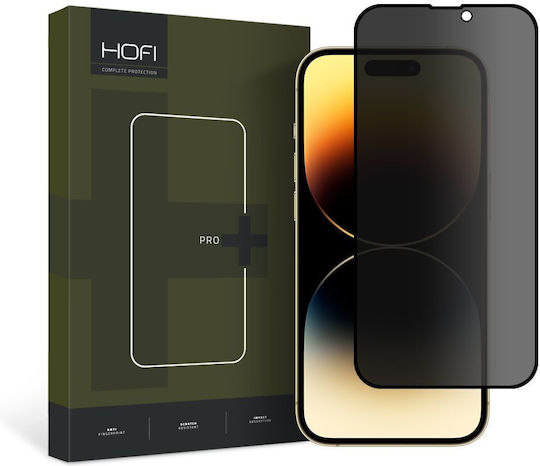 Hofi Anti Spy Glass Pro+ Privatsphäre Vollflächig gehärtetes Glas (iPhone 15)