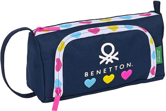 Benetton Love Benetton Gefüllte Stoff-Federmäppchen Blau