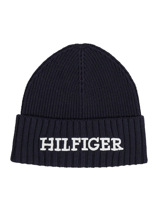 Beanie Unisex Beanie Knitted in Blue color