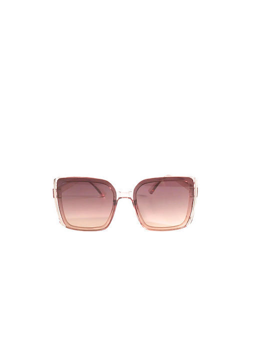 Vny Classic Women's Sunglasses with Pink Plastic Frame and Pink Lens SF-13781738
