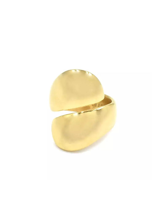 Awear Women's Gold Plated Steel Ring