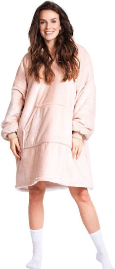 Noxxiez Κουβέρτα Fleece Taupe 160x100εκ. Noxxiez Κουβέρτα Fleece Taupe 160x100εκ.