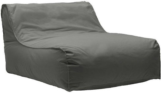 Bean Bag Chair Sunbed Waterproof Leandro Anthracite 105x110x60cm