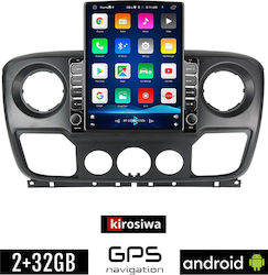 Kirosiwa Car-Audiosystem für Nissan NV400 2011-2020 (Bluetooth/USB/WiFi/GPS) mit Touchscreen 9.7"