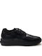 Stonefly Men's Leather Casual Shoes Black