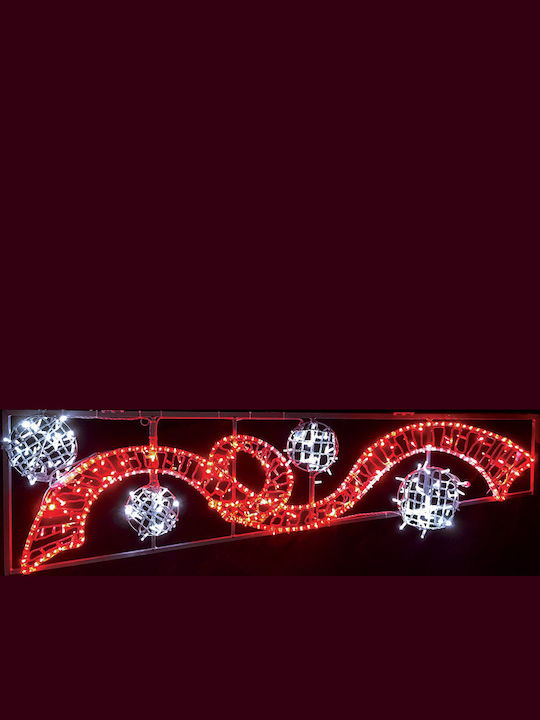 Aca Plastic Illuminated Christmas Decorative Pendant Star 60x60x200cm White