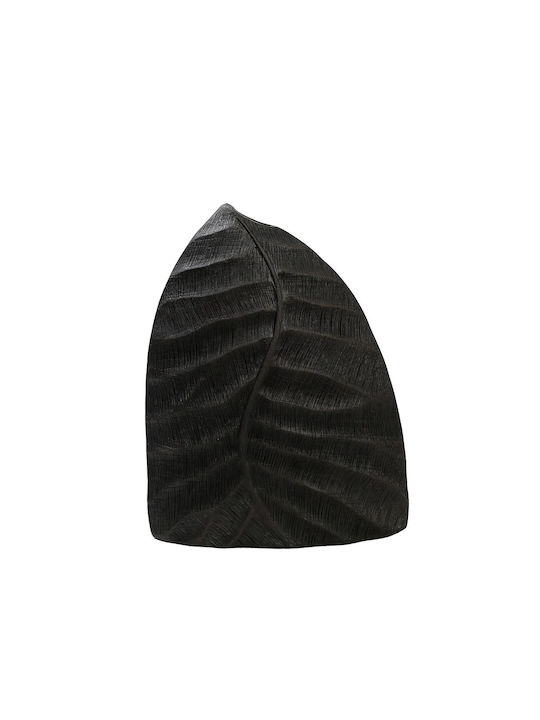 Espiel Decorative Vase Leaf Black 32x12x40.5cm