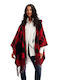 Desigual Women's Poncho with Zipper Multicolour