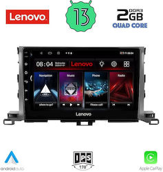 Lenovo Ηχοσύστημα Αυτοκινήτου για Toyota Highlander 2014-2019 (Bluetooth/USB/WiFi/GPS) με Οθόνη Αφής 10"