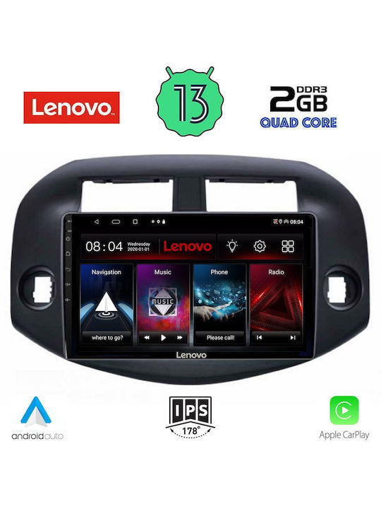 Lenovo Ηχοσύστημα Αυτοκινήτου για Toyota RAV 4 2006-2012 (Bluetooth/USB/WiFi/GPS) με Οθόνη Αφής 10"