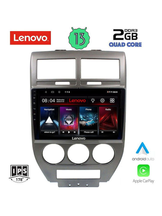 Lenovo Car-Audiosystem für Jeep Kompass 2007-2016 (Bluetooth/USB/WiFi/GPS) mit Touchscreen 10"