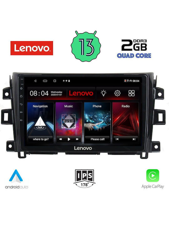 Lenovo Car Audio System for Nissan Navara 2016> (Bluetooth/USB/WiFi/GPS) with Touch Screen 10"