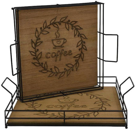 Fylliana Wooden Rectangular Decorative Tray 2pcs