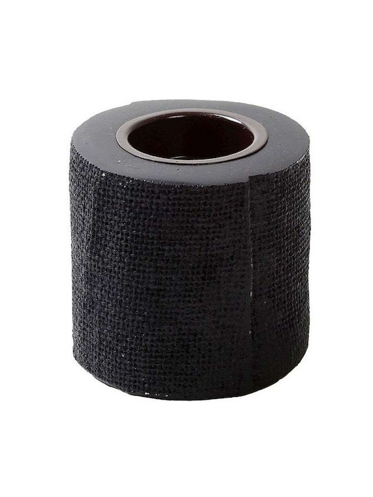 Espiel Base Candle Holder suitable for Tealights Polyresin in Black Color 8x8x7.2cm 1pcs
