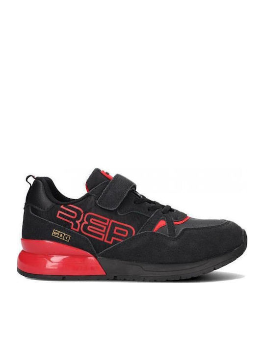 Shoot Παιδικά Sneakers Μαύρα