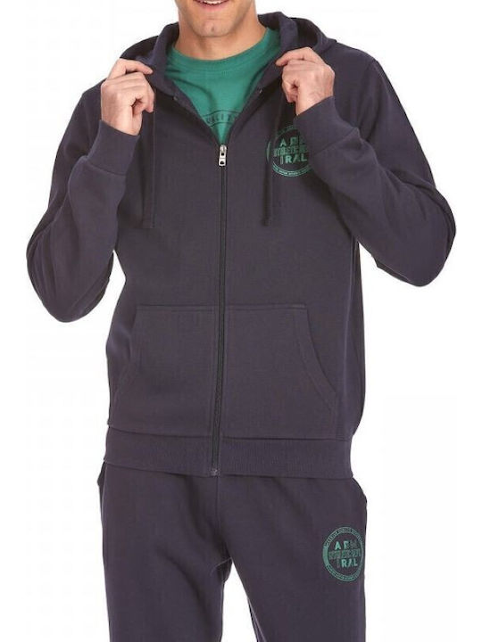 Sweatshirt Für Herren Mit Kapuze Marineblau