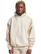 Sweatshirt with Hood Beige