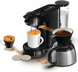 Philips Senseo Switch 3in1 Pod Coffee Machine for Capsules Senseo Brown