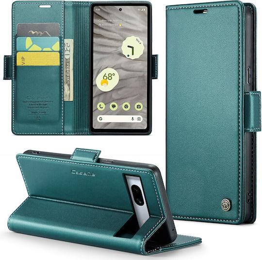 Caseme Series Портмоне Пластмаса Зелен (Google Pixel 7a)