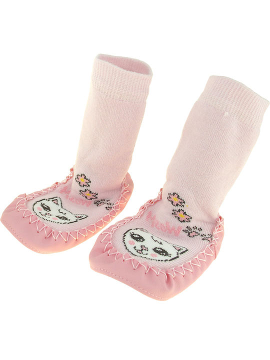 Minissa Șosete pentru copii Slipper Socks Pink