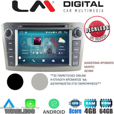 LM Digital Car-Audiosystem für Toyota Avensis 2003 > 2008 (Bluetooth/USB/WiFi/GPS)