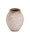 HomeMarkt Διακοσμητικό Βάζο Keramik Pydna Beige 28x14x35cm 1Stück