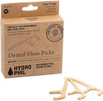 Hydrophil Dental Floss with Handle Beige 20pcs