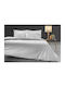 Guy Laroche Sheet for Single Bed with Elastic 100x200+32cm. Color Plus Smoke