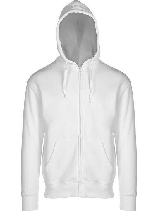 About Basics Werbe-Hoodie in Weiß Farbe