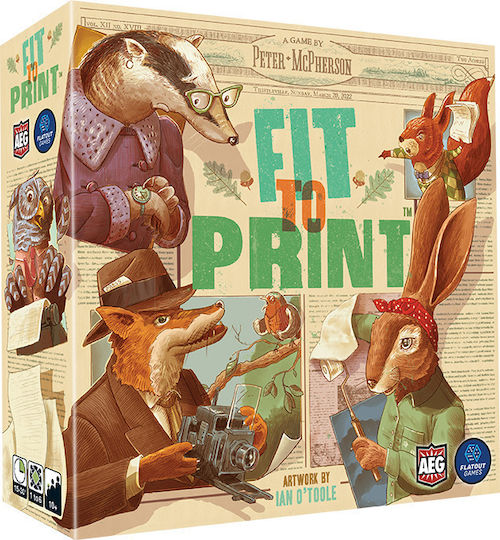 Επιτραπέζιο Παιχνίδι Fit to Print για 1-6 Παίκτες 10+ Ετών (EN) Flatout Games