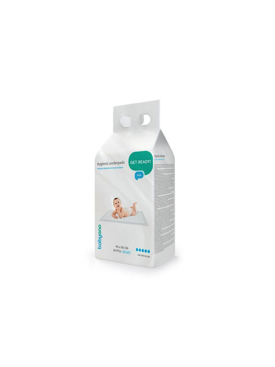 Babyono Disposable Burp Cloths in White Color