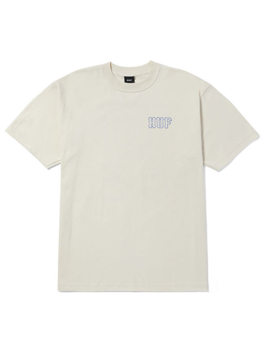 HUF Men's Short Sleeve T-shirt Beige