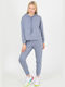 John Frank Women's Jogger Sweatpants Light Blue