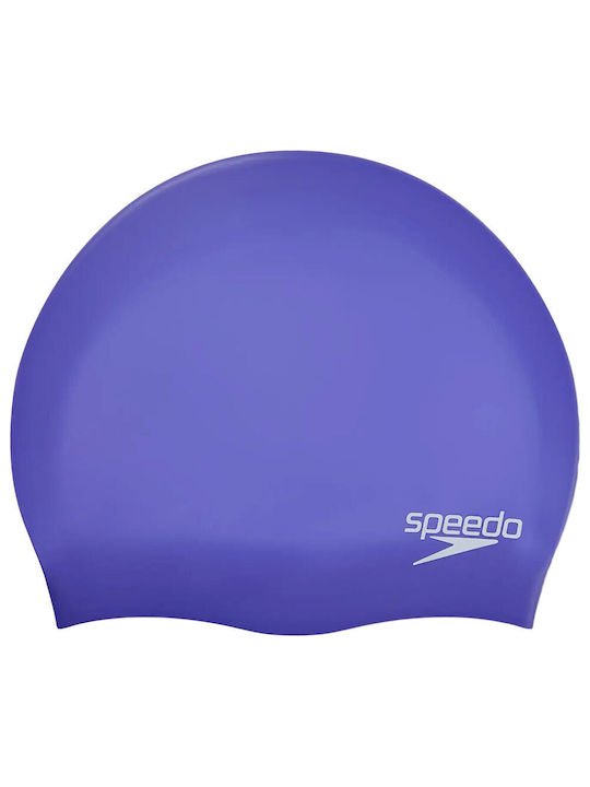 Speedo Silicone Adults Swimming Cap Purple
