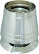 Technometal Chimney Crown Inox 150mm Silver