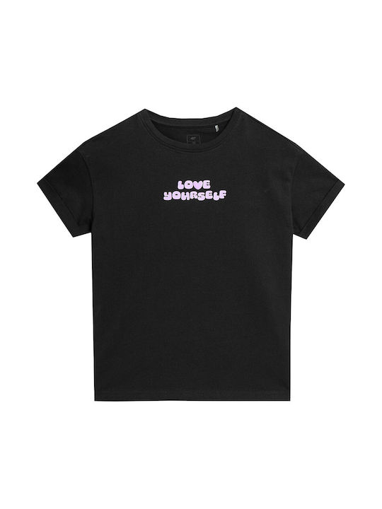 4F Kids T-shirt Black