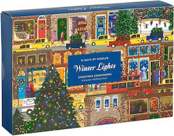 Galison Joy Laforme Winter Lights 12 Days Of Puzzles Holiday Countdown Decorative Puzzle 80 Pieces