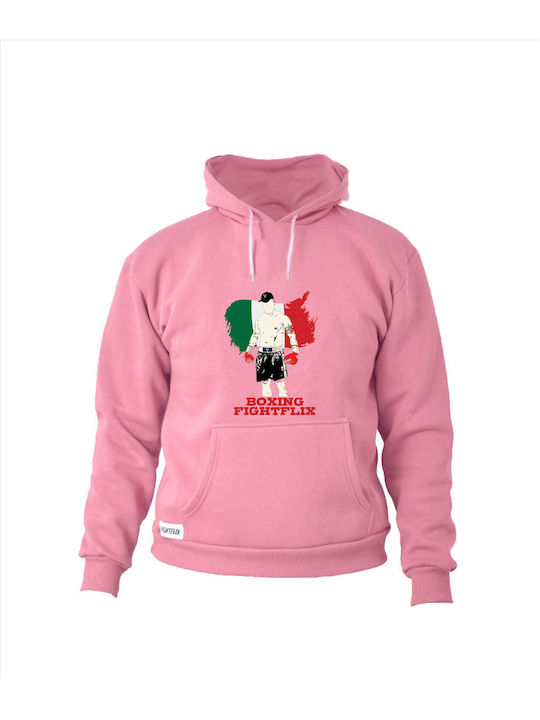 FightFlix Kinder Sweatshirt mit Kapuze Rosa