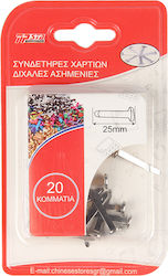 Tpster Set of 20pcs Paper Clips 25mm