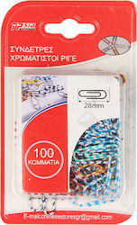 Tpster Set of 100pcs Paper Clips 28mm