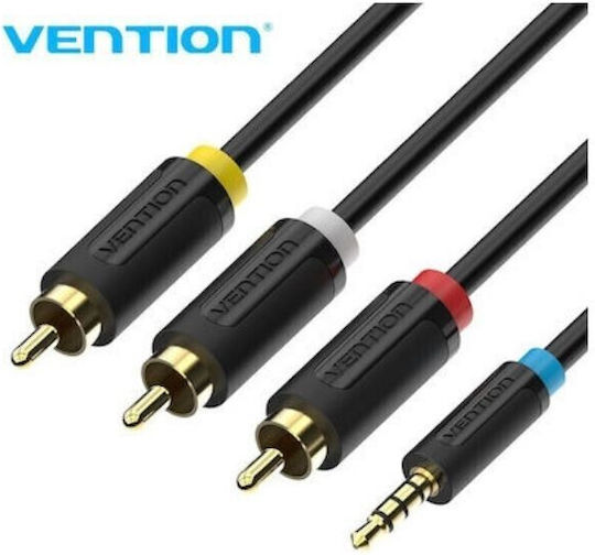 Vention Кабел Съставен Мъжки - Композитна Женска 1.5м BCCBG