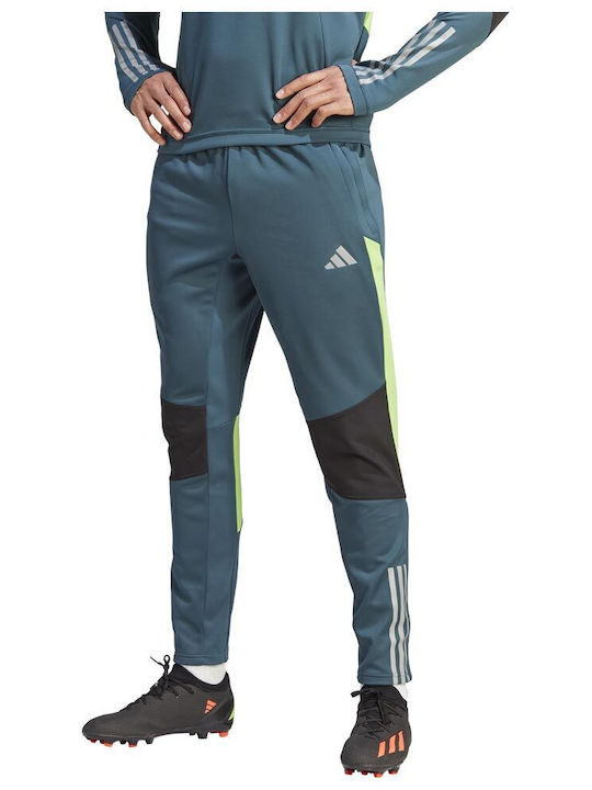 Adidas Tiro 23 Competition Winterized Pants Παντελόνι Φόρμας με Λάστιχο Πράσινο