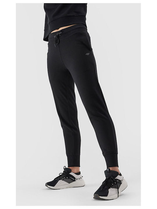 4F Damen-Sweatpants Schwarz