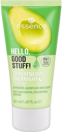 Essence Hello Good Stuff Μάσκα Ομορφιάς Προσώπου Νύχτας Με Ρετινόλη 50ml